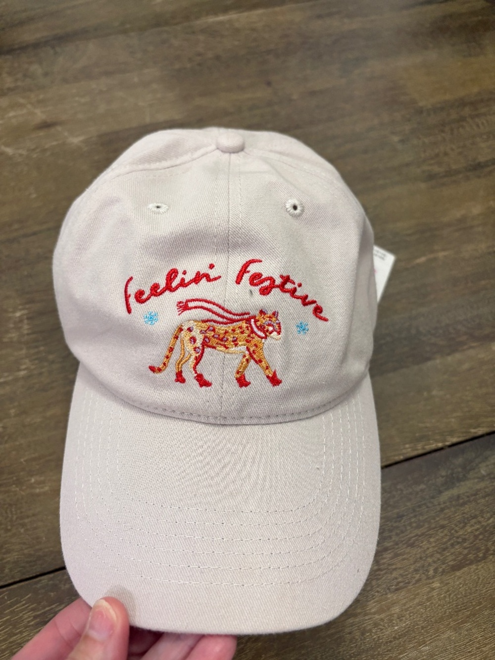 By Anthropologie Holiday Icon Baseball Cap One Size NWT